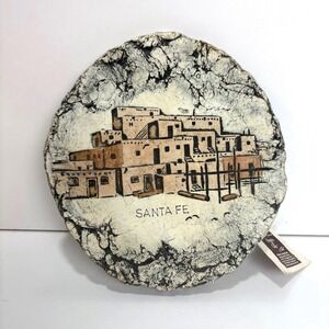 Shapes Of Clay Santa Fe NM Handcrafted Stan Langtwait Pottery Mt. St. Helens Ash